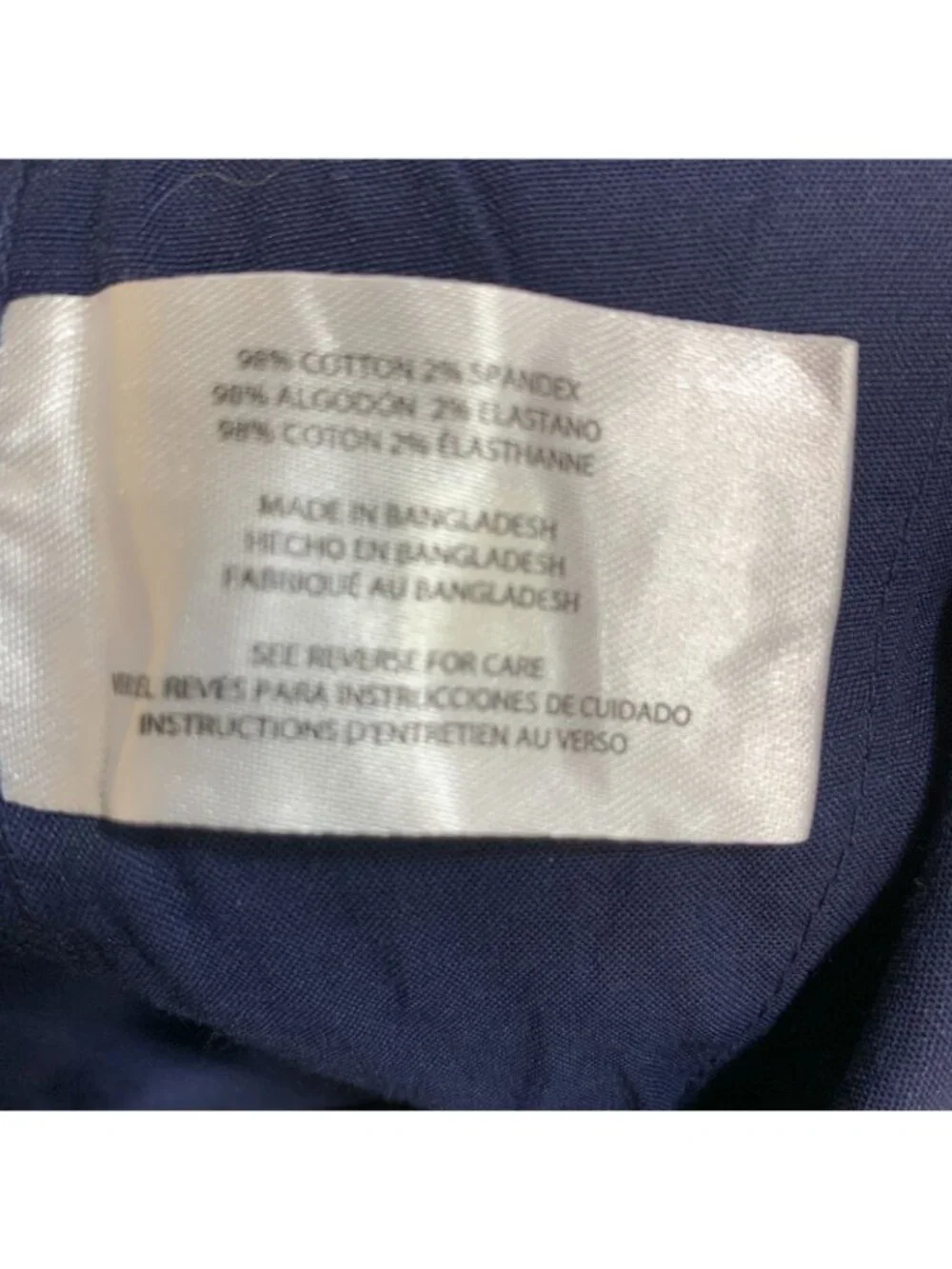 NWT Banana Republic Men's L Blue Pull-On Chino Shorts  Cotton Blend Casual